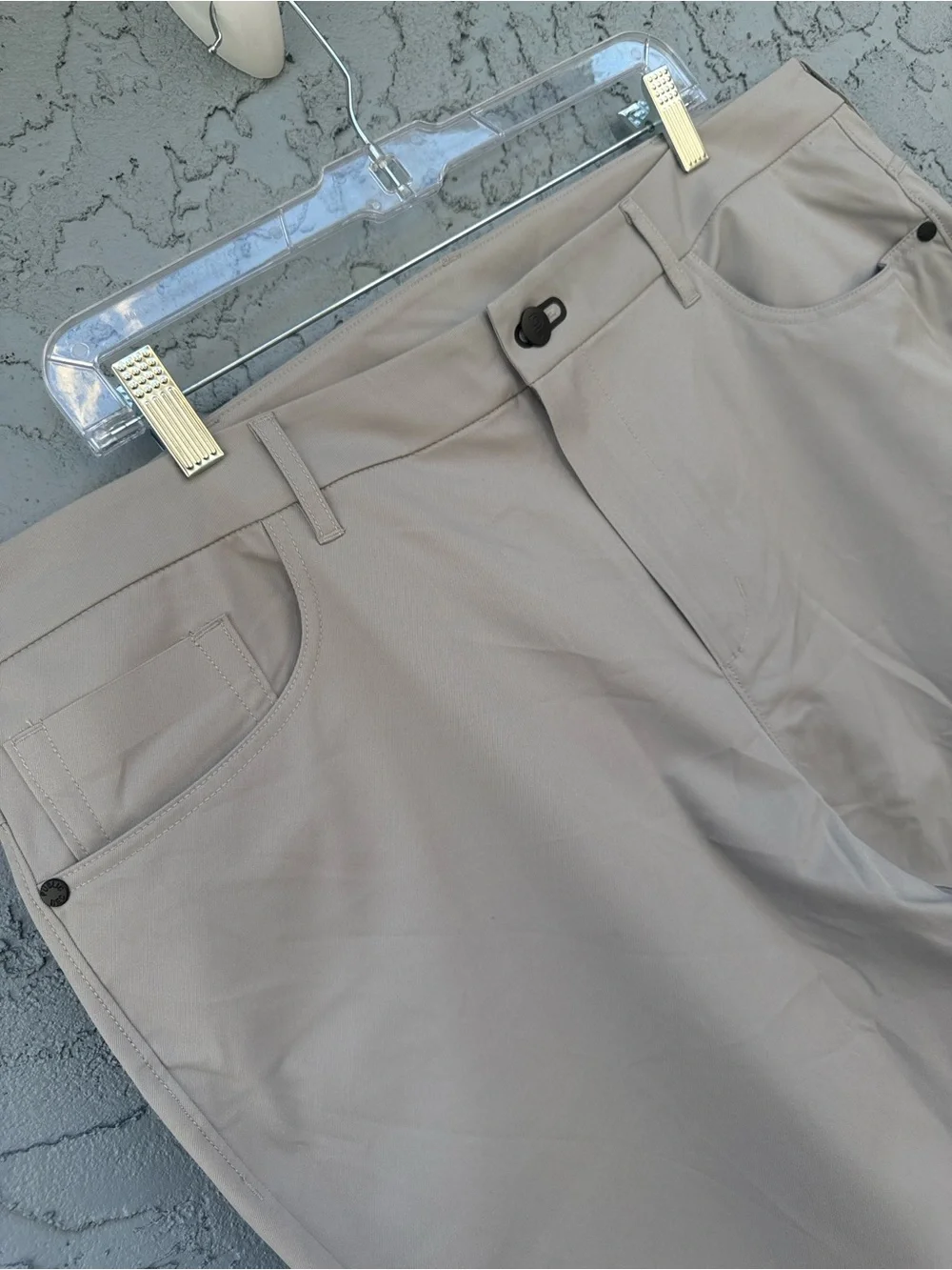 Public Rec Dealmaker Classic 5-pocket Straight-Leg Pants in Gray NWOT 42x34